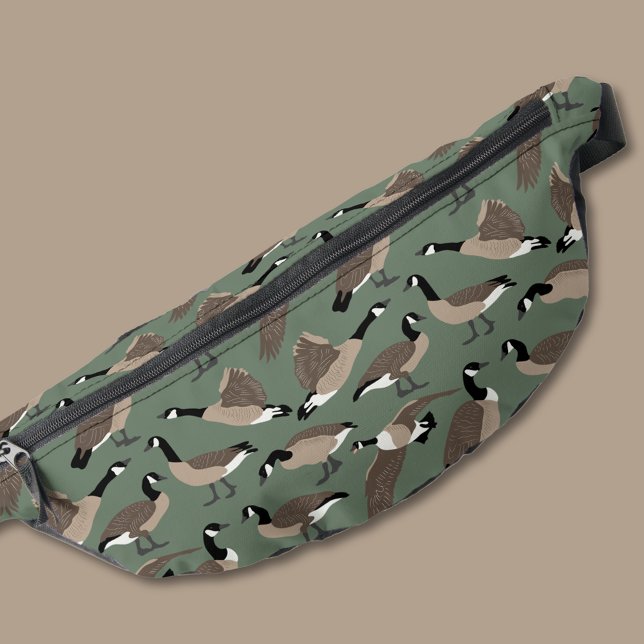 Amateurs d'oiseaux Canada Oies Motif Sage Green (Créateur téléchargé)