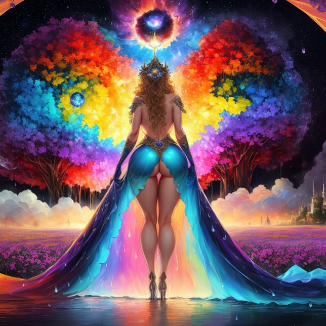 Amaya's Art of Cortical Travel  Canvas Print (Creator Uploaded)