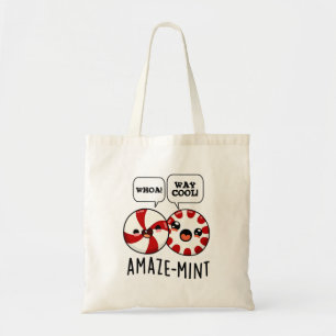 Amaze-mint Funny Peppermint Pun Tote Bag
