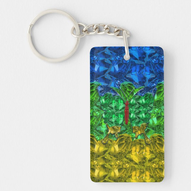 Amazigh Acrylic Keychain (Front)