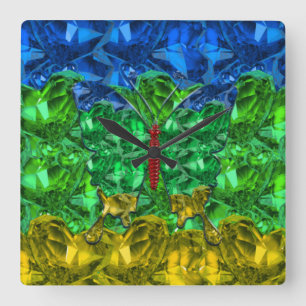 Amazigh Acrylic Wall Clock