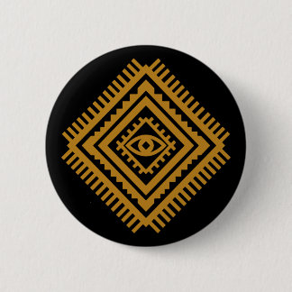 Amazigh Atlas Protective Diamond — Berber Tribal 2 Inch Round Button