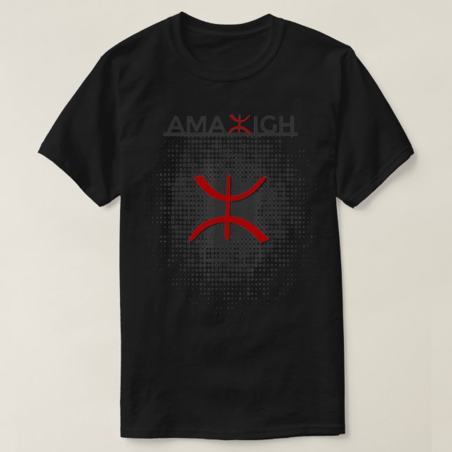 AMAZIGH Berber Kabyle People Cultural Flag of Nort T-Shirt (Design Front)
