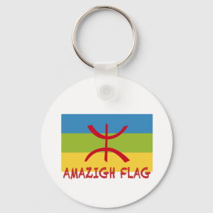 Amazigh flag - berber flag-Drapeau Amazigh Keychain