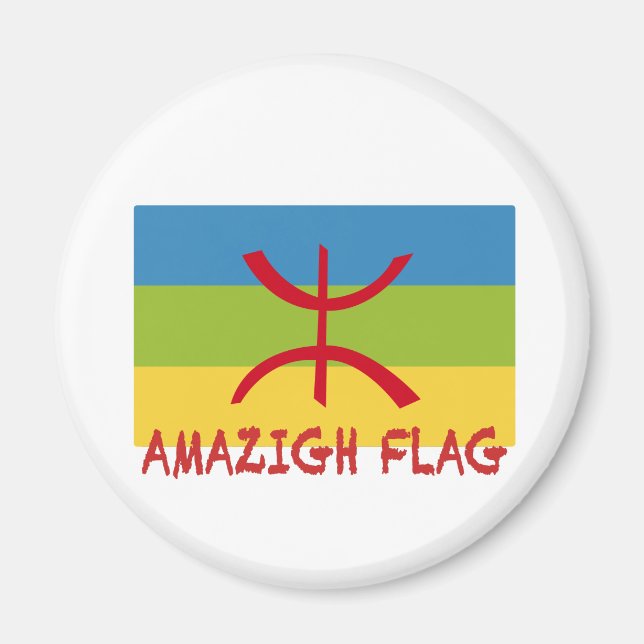 Amazigh flag - berber flag-Drapeau Amazigh Magnet (Front)