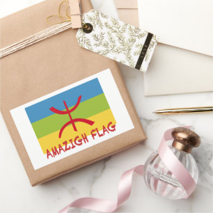 Amazigh flag - berber flag-Drapeau Amazigh Sticker