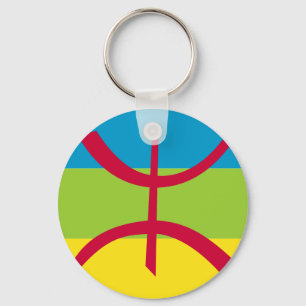 Amazigh flag holder  keychain