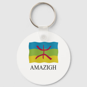 Amazigh Flag Keychain