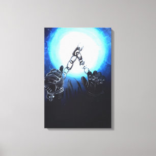 Amazigh Freedom - Freedom and Broken Chains Canvas Print