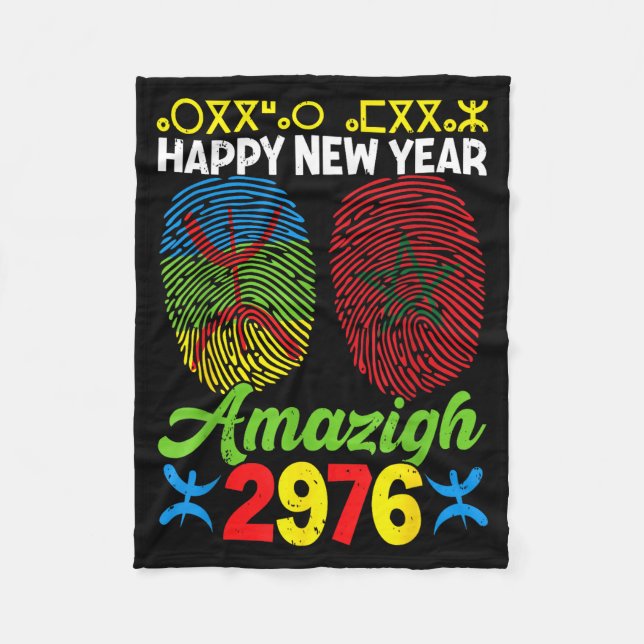 Amazigh New Year Celebration 2976 Amazigh New Year Fleece Blanket (Front)