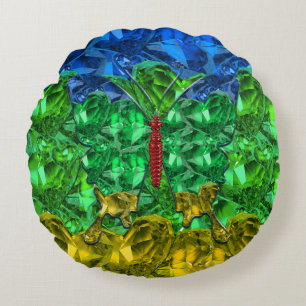 Amazigh Round Pillow