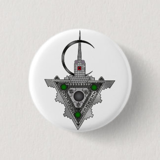 Amazigh Tazerzit 1 Inch Round Button