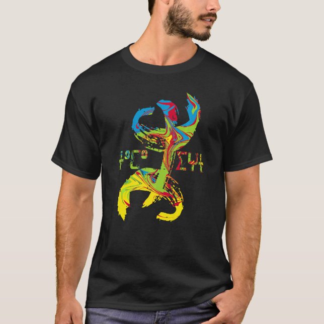 Amazigh Yaz Tifinagh Symbol Of Freedom Proud Amazi T-Shirt (Front)