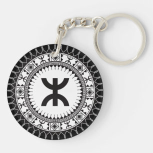 Amazigh z imazighen pattern keychain