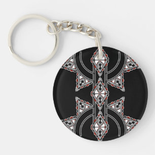 Amazigh z imazighen pattern keychain