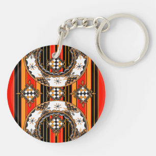 Amazigh z imazighen pattern keychain