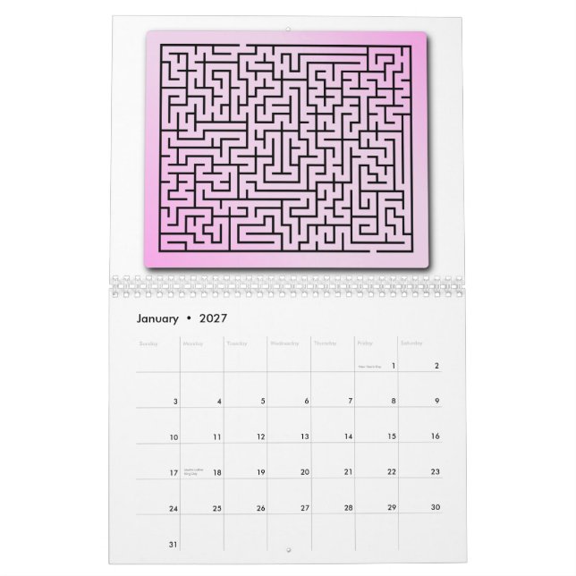 Amazing 2010 Calendar (Jan 2027)