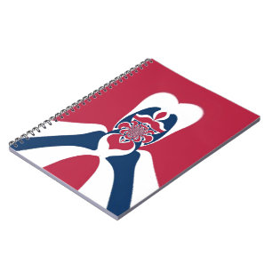 Amazing Abstract E.T. Art Print Notebook