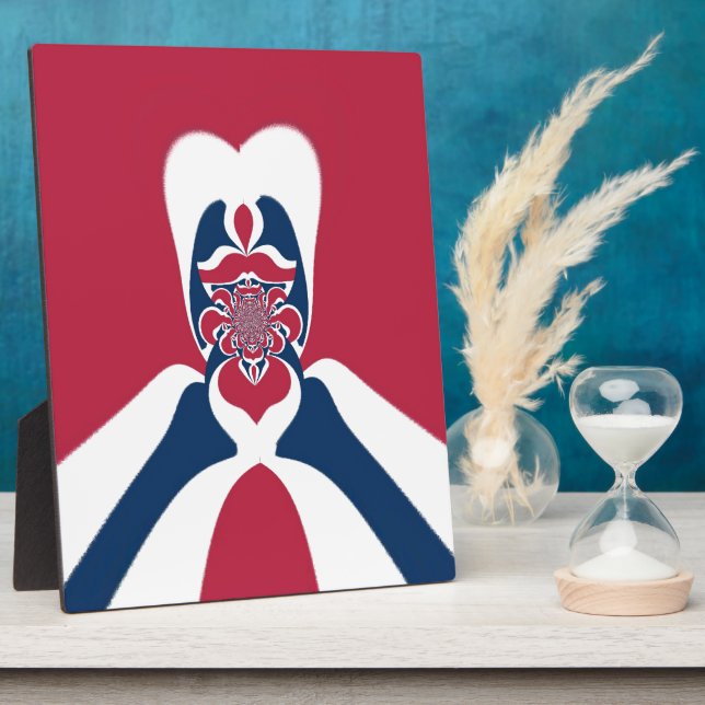 Amazing Abstract E.T. Art Print Plaque (Side)