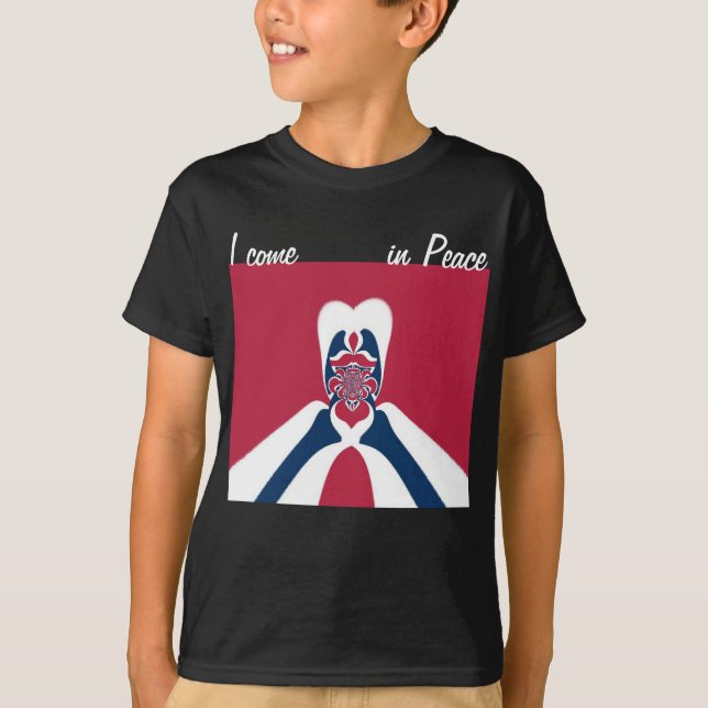Amazing Abstract E.T. Art Print T-Shirt (Front)