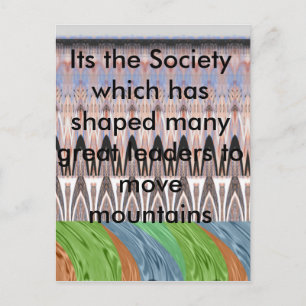 Amazing Abstract Pattern Art Print Postcard