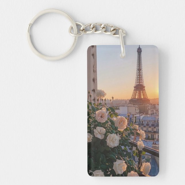 Amazing Aesthetic Paris Key Chain  (Front)