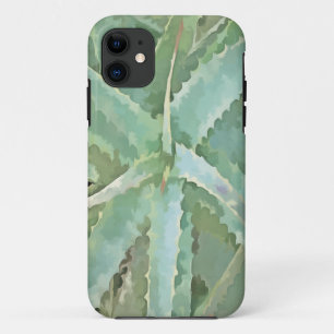 Amazing Aloe Vera Acrylic Art iPhone 11 Case