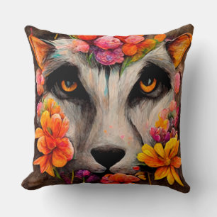 Amazing animals lovely cute throw pillow