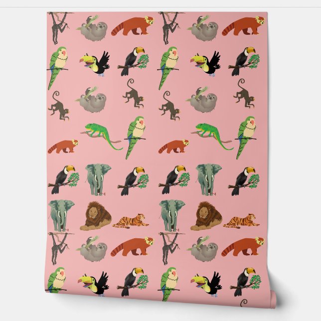 AMAZING ANIMALS WALL PAPER (Unrolling)