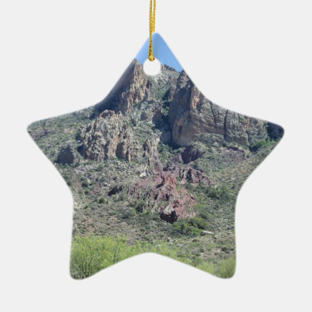 Amazing Apache Trail Ceramic Ornament (Front)
