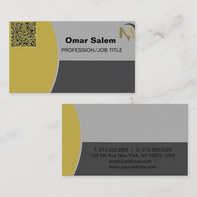 "Amazing Art Business Cards with Modern Design" (Front/Back)