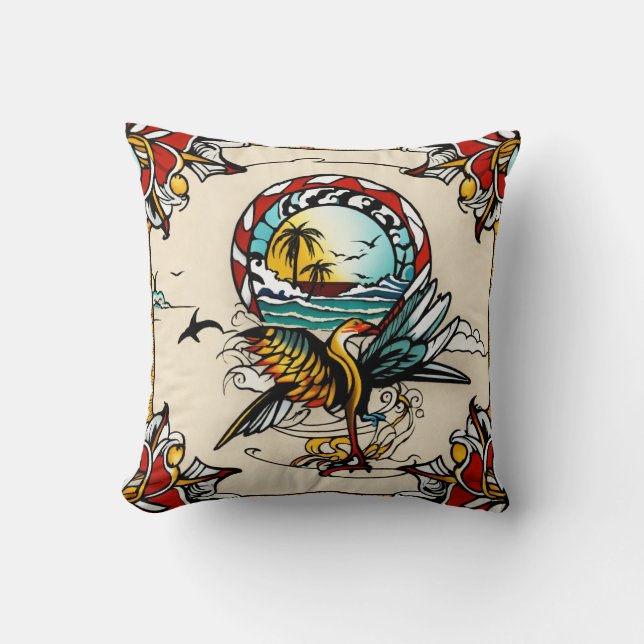 AMAZING ARTISTIC DESIGN PILLOW COVER  (Front)