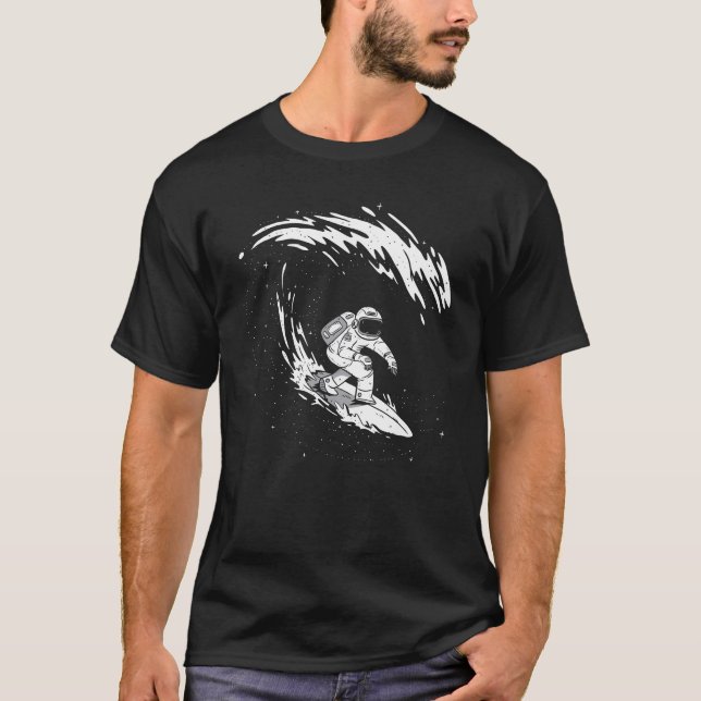 Amazing Astronaut Surfer T-Shirt (Front)