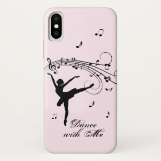 Amazing Ballerina Dancing with Music Pink Case-Mate iPhone Case