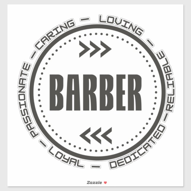 Amazing Barber Job Title (Sheet)
