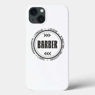 Amazing Barber Job Title iPhone 13 Case