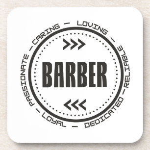 Amazing Barber Job Title Coaster