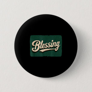 Amazing Blessing Logo Costume 2 Inch Round Button