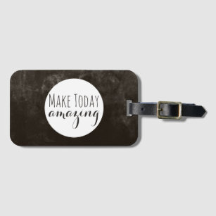 Amazing   Brown Texture Luggage Tag