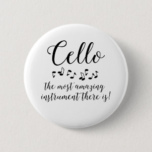 Amazing Cello 2 Inch Round Button