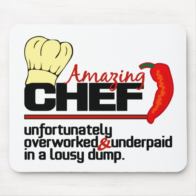 Amazing Chef mousepad (Front)