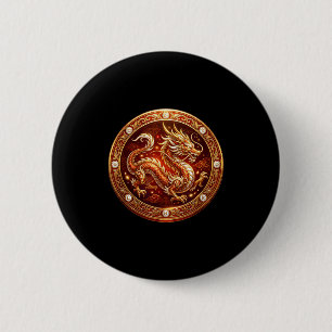 Amazing Chinese Year Of The Dragon Chinese New Yea 2 Inch Round Button