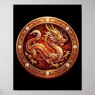 Amazing Chinese Year Of The Dragon Chinese New Yea Poster