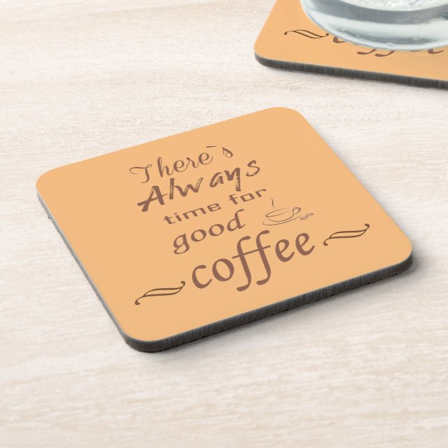 amazing coffee design mug coaster (Left Side)