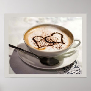 Amazing coffee photo poster
