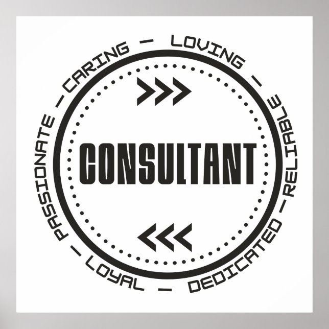 Amazing Consultant Poster (Front)