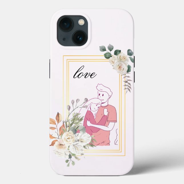 Amazing, Cool, Pink Couple Case-Mate iPhone Case (Back)