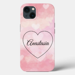 Amazing, Cool, Pink Heart Case-Mate iPhone Case