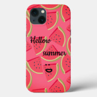 Amazing, Cool, Pink Watermelon Hellow Summer Case-