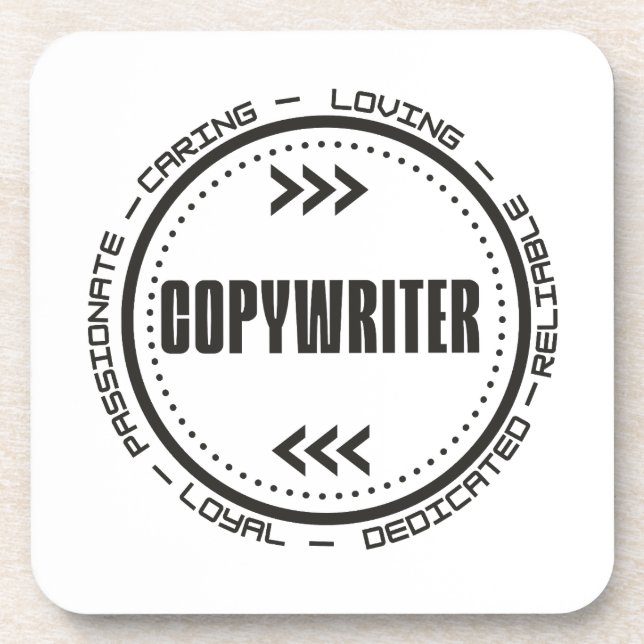 Amazing Copywriter Coaster (Front)